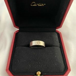 Cartier LOVE ring white gold